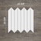 Ekena Millwork Large Mission Decorative Fretwork Wall Panels in Architectural Grde PVC, 23 3/8"W x 23 3/8"H x 3/8"T WALP24X24MSN - alternate 2